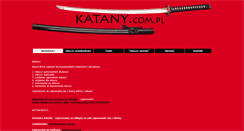 Desktop Screenshot of katany.com.pl