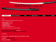 Tablet Screenshot of katany.com.pl